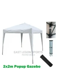 Gazebo White 2m X 2m 10ft X 10 Foldable Pop Up