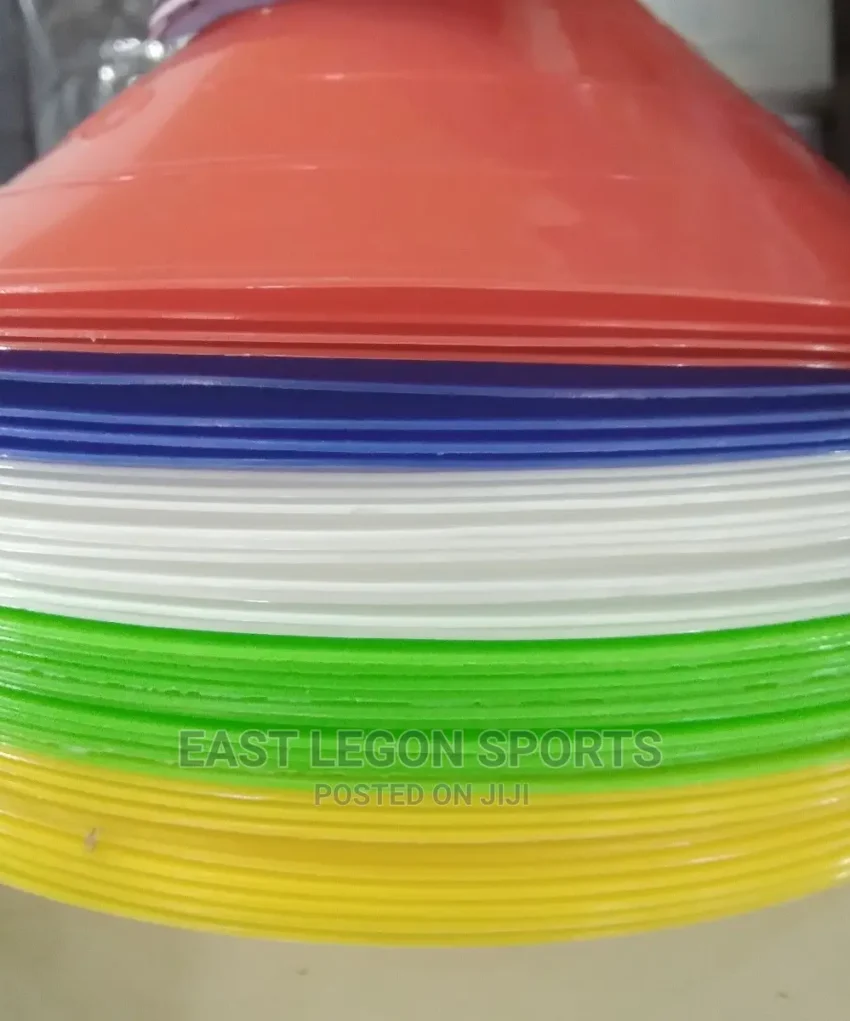 X1 Each Football Cones Red,Blue,White,Green,Yellow Markers