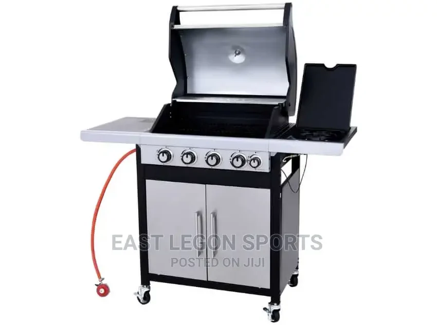 Executive Barbecue BBQ Grill 5 Burner Cooker Gas