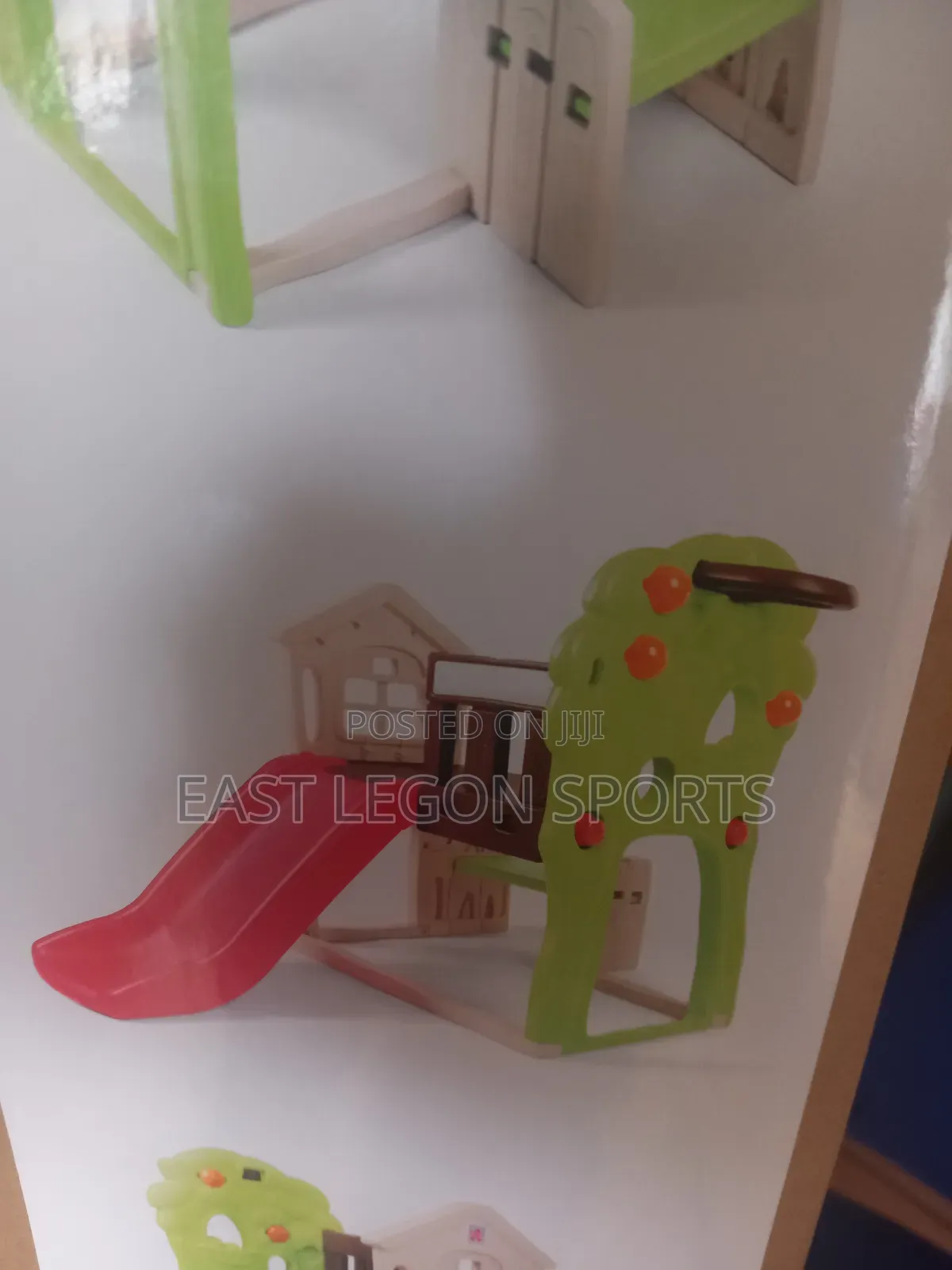 Playground Slide Swing Stand House Playpen Basketball Hoop - Image 2