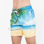 Green Swimming Shorts All Sizes Beach Design Men Boys