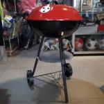BBQ Stand Charcoal Meat Fish Grill Barbecue With Fork