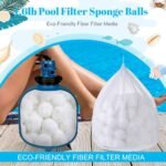 6lb Pool Filter Sponge Balls – Eco-Friendly Filtration for Crystal-Clear Water