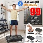 Vibration Plate Platform Home Gym Body Exercise Full Body Massage