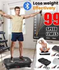 Vibration Plate Platform Home Gym Body Exercise Full Body Massage