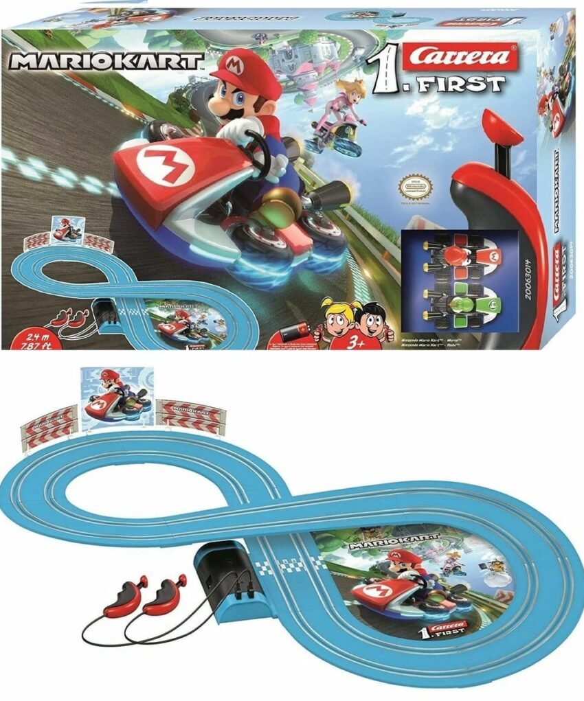 Carrera FIRST Mario Kart Slot Car Racing Set – Ages 3+