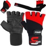 Exercise Gym Gloves New Leather