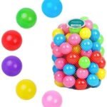Colorful Plastic Play Balls – Kids Ball Pit & Play Balls Set X100