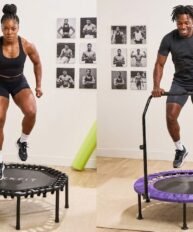 Mini Trampoline Cardio Jump Exercise