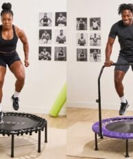 Mini Trampoline Cardio Jump Exercise
