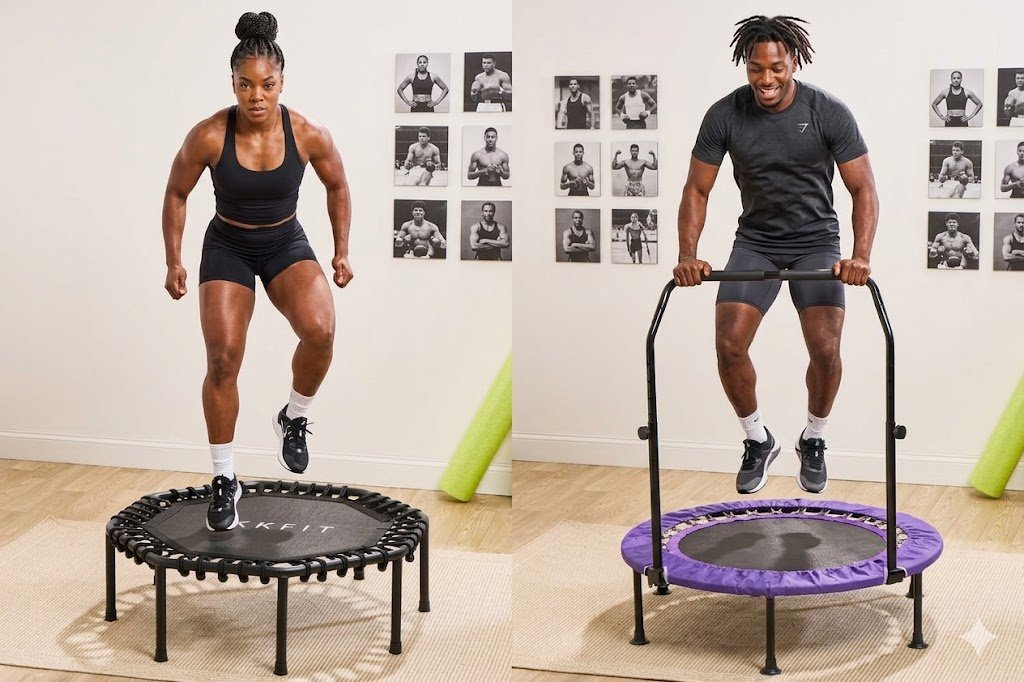 Mini Trampoline Cardio Jump Exercise