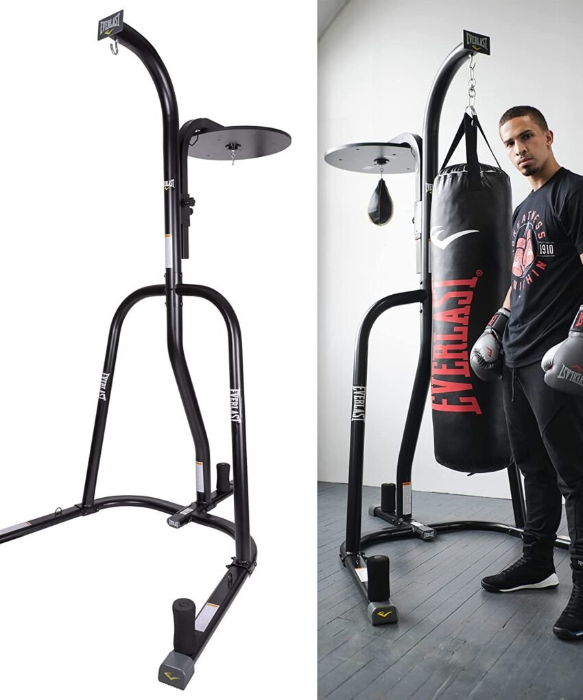 Boxing Punch Bag Hanger Stand And Speed Ball